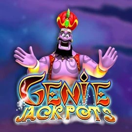 Official Jackpots logo: Genie Jackpots by Blueprint Gaming at Zula Casino