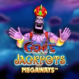 Logo of Genie Jackpots Megaways from Blueprint Gaming at Zula Casino