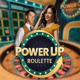 PowerUP Roulette logo by Pragmatic Play at Zula Casino