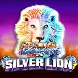 Stellar Jackpots with Silver Lion logo by Lightning Box Game Zula Casino