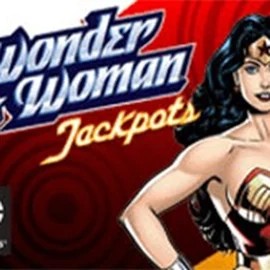 Wonder Woman Jackpots logo by Amaya at Zula Casino